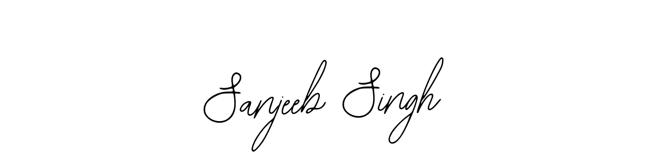 How to make Sanjeeb Singh name signature. Use Bearetta-2O07w style for creating short signs online. This is the latest handwritten sign. Sanjeeb Singh signature style 12 images and pictures png