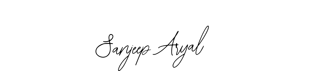 Use a signature maker to create a handwritten signature online. With this signature software, you can design (Bearetta-2O07w) your own signature for name Sanjeep Aryal. Sanjeep Aryal signature style 12 images and pictures png