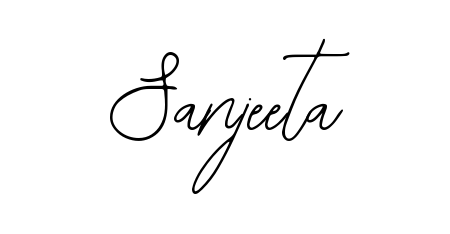 A timeless handwritten aesthetic for Sanjeeta. The Bearetta-2O07w font gives your signature a handcrafted feel with natural curves. Sanjeeta signature style 12 images and pictures png