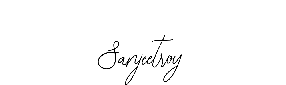 How to make Sanjeetroy name signature. Use Bearetta-2O07w style for creating short signs online. This is the latest handwritten sign. Sanjeetroy signature style 12 images and pictures png