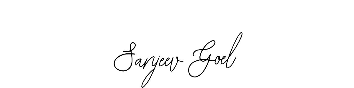 You should practise on your own different ways (Bearetta-2O07w) to write your name (Sanjeev Goel) in signature. don't let someone else do it for you. Sanjeev Goel signature style 12 images and pictures png