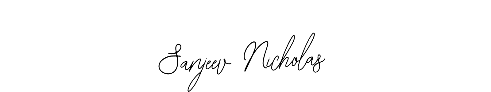 This is the best signature style for the Sanjeev Nicholas name. Also you like these signature font (Bearetta-2O07w). Mix name signature. Sanjeev Nicholas signature style 12 images and pictures png