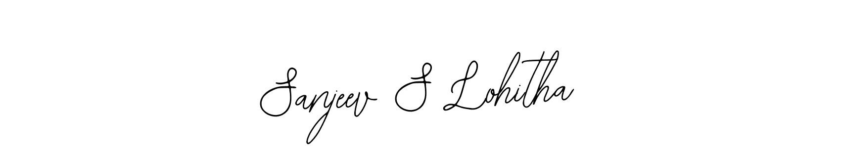 This is the best signature style for the Sanjeev S Lohitha name. Also you like these signature font (Bearetta-2O07w). Mix name signature. Sanjeev S Lohitha signature style 12 images and pictures png