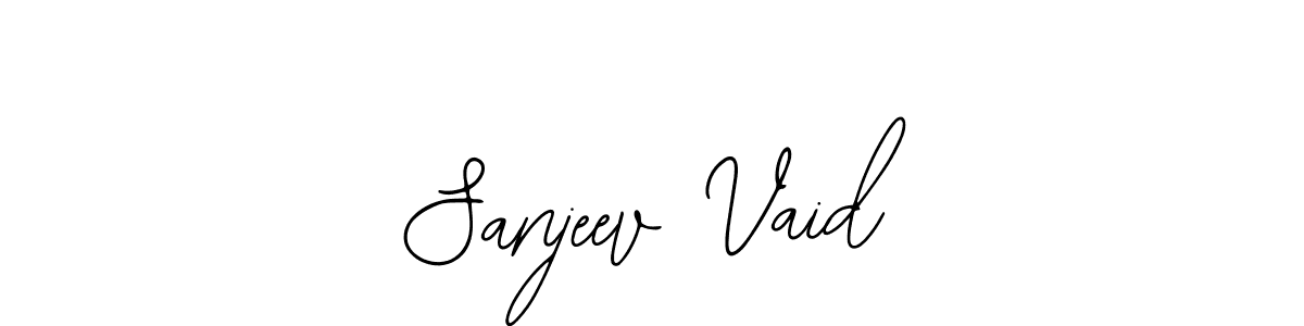 Also we have Sanjeev Vaid name is the best signature style. Create professional handwritten signature collection using Bearetta-2O07w autograph style. Sanjeev Vaid signature style 12 images and pictures png
