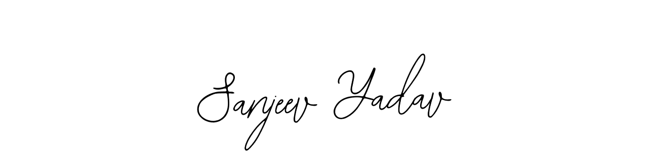 Use a signature maker to create a handwritten signature online. With this signature software, you can design (Bearetta-2O07w) your own signature for name Sanjeev Yadav. Sanjeev Yadav signature style 12 images and pictures png