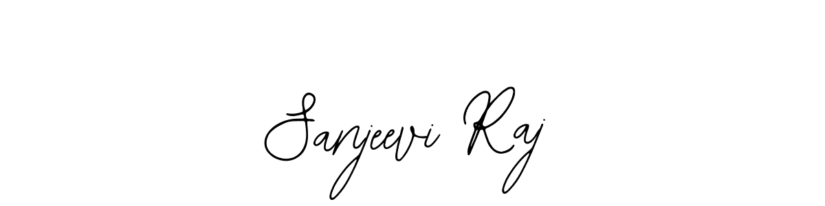 How to make Sanjeevi Raj name signature. Use Bearetta-2O07w style for creating short signs online. This is the latest handwritten sign. Sanjeevi Raj signature style 12 images and pictures png