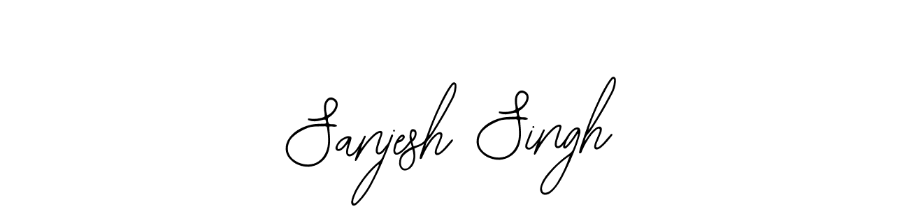 This is the best signature style for the Sanjesh Singh name. Also you like these signature font (Bearetta-2O07w). Mix name signature. Sanjesh Singh signature style 12 images and pictures png