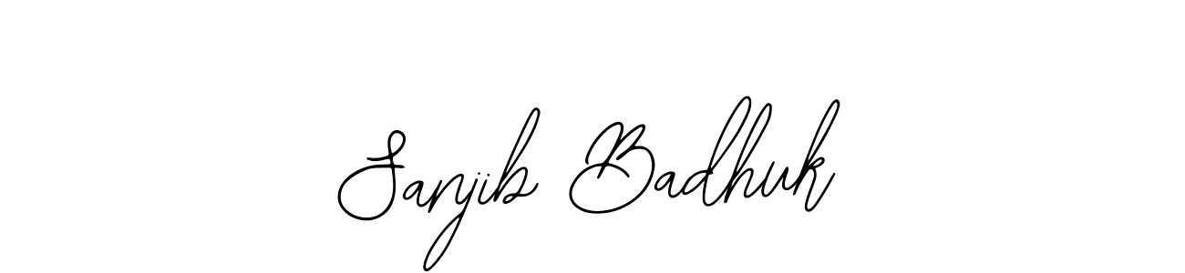 if you are searching for the best signature style for your name Sanjib Badhuk. so please give up your signature search. here we have designed multiple signature styles  using Bearetta-2O07w. Sanjib Badhuk signature style 12 images and pictures png