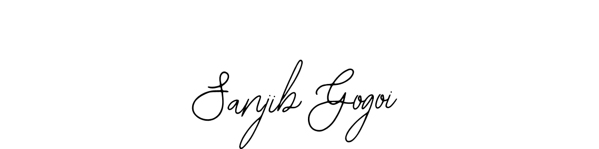 Make a beautiful signature design for name Sanjib Gogoi. With this signature (Bearetta-2O07w) style, you can create a handwritten signature for free. Sanjib Gogoi signature style 12 images and pictures png