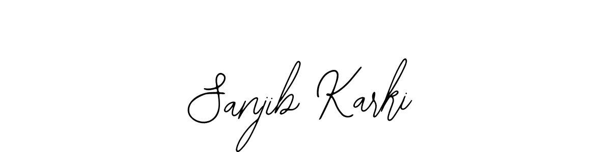 How to Draw Sanjib Karki signature style? Bearetta-2O07w is a latest design signature styles for name Sanjib Karki. Sanjib Karki signature style 12 images and pictures png