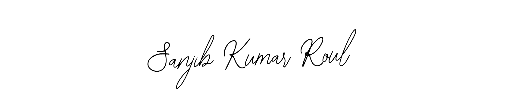 The best way (Bearetta-2O07w) to make a short signature is to pick only two or three words in your name. The name Sanjib Kumar Roul include a total of six letters. For converting this name. Sanjib Kumar Roul signature style 12 images and pictures png