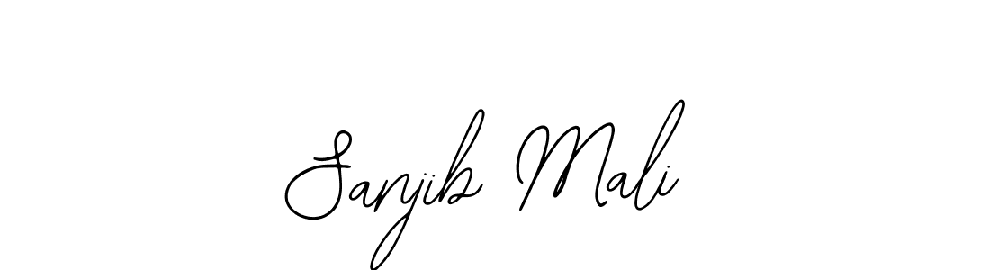 The best way (Bearetta-2O07w) to make a short signature is to pick only two or three words in your name. The name Sanjib Mali include a total of six letters. For converting this name. Sanjib Mali signature style 12 images and pictures png