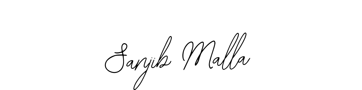 Use a signature maker to create a handwritten signature online. With this signature software, you can design (Bearetta-2O07w) your own signature for name Sanjib Malla. Sanjib Malla signature style 12 images and pictures png