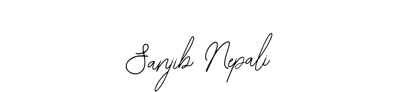 How to make Sanjib Nepali signature? Bearetta-2O07w is a professional autograph style. Create handwritten signature for Sanjib Nepali name. Sanjib Nepali signature style 12 images and pictures png