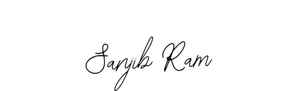 Use a signature maker to create a handwritten signature online. With this signature software, you can design (Bearetta-2O07w) your own signature for name Sanjib Ram. Sanjib Ram signature style 12 images and pictures png