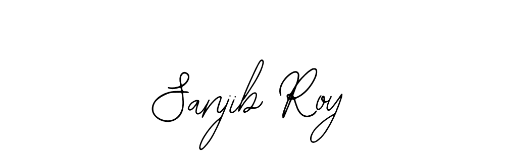 The best way (Bearetta-2O07w) to make a short signature is to pick only two or three words in your name. The name Sanjib Roy include a total of six letters. For converting this name. Sanjib Roy signature style 12 images and pictures png
