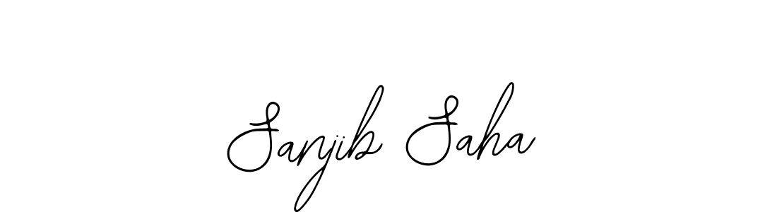 Use a signature maker to create a handwritten signature online. With this signature software, you can design (Bearetta-2O07w) your own signature for name Sanjib Saha. Sanjib Saha signature style 12 images and pictures png