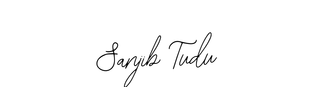 How to make Sanjib Tudu name signature. Use Bearetta-2O07w style for creating short signs online. This is the latest handwritten sign. Sanjib Tudu signature style 12 images and pictures png