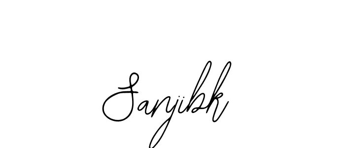 The best way (Bearetta-2O07w) to make a short signature is to pick only two or three words in your name. The name Sanjibk include a total of six letters. For converting this name. Sanjibk signature style 12 images and pictures png