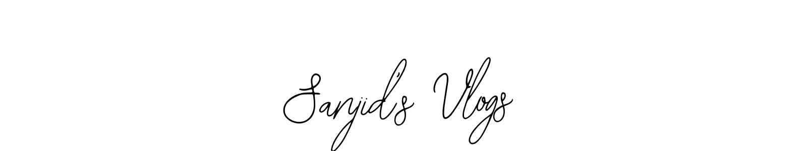 Make a beautiful signature design for name Sanjid’s Vlogs. With this signature (Bearetta-2O07w) style, you can create a handwritten signature for free. Sanjid’s Vlogs signature style 12 images and pictures png