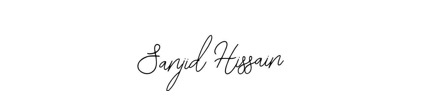 Use a signature maker to create a handwritten signature online. With this signature software, you can design (Bearetta-2O07w) your own signature for name Sanjid Hissain. Sanjid Hissain signature style 12 images and pictures png