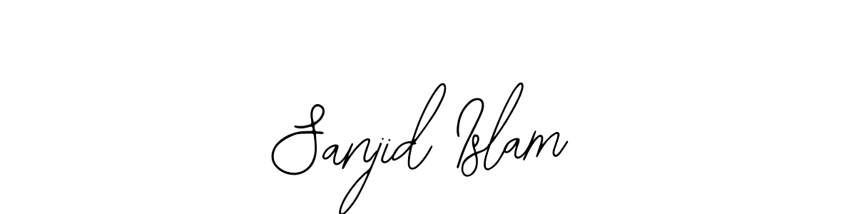 Similarly Bearetta-2O07w is the best handwritten signature design. Signature creator online .You can use it as an online autograph creator for name Sanjid Islam. Sanjid Islam signature style 12 images and pictures png