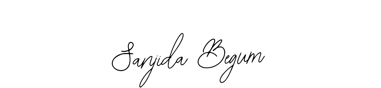 The best way (Bearetta-2O07w) to make a short signature is to pick only two or three words in your name. The name Sanjida Begum include a total of six letters. For converting this name. Sanjida Begum signature style 12 images and pictures png