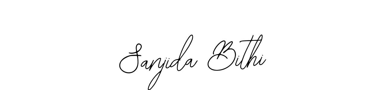 Design your own signature with our free online signature maker. With this signature software, you can create a handwritten (Bearetta-2O07w) signature for name Sanjida Bithi. Sanjida Bithi signature style 12 images and pictures png