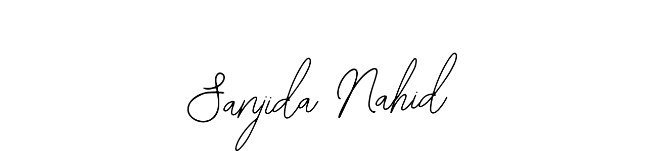 See photos of Sanjida Nahid official signature by Spectra . Check more albums & portfolios. Read reviews & check more about Bearetta-2O07w font. Sanjida Nahid signature style 12 images and pictures png