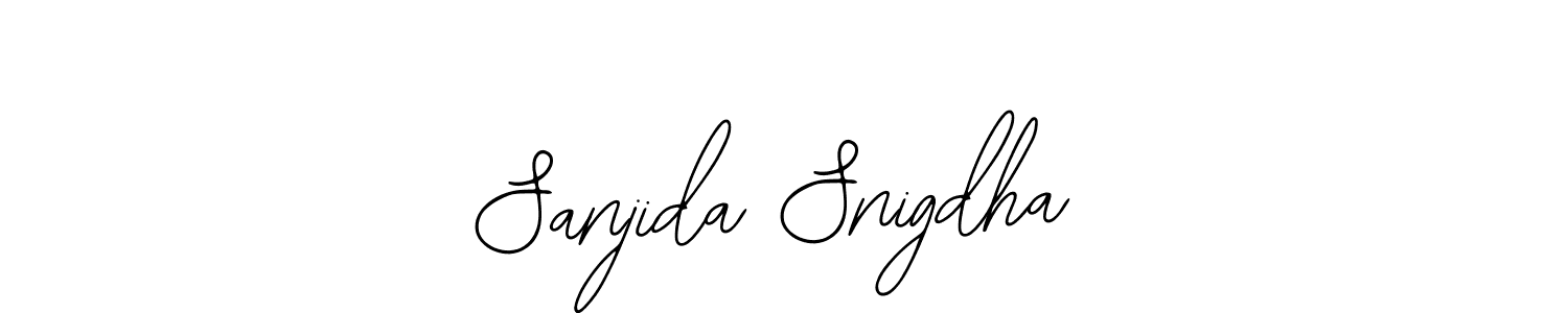 How to Draw Sanjida Snigdha signature style? Bearetta-2O07w is a latest design signature styles for name Sanjida Snigdha. Sanjida Snigdha signature style 12 images and pictures png