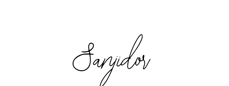 You should practise on your own different ways (Bearetta-2O07w) to write your name (Sanjidor) in signature. don't let someone else do it for you. Sanjidor signature style 12 images and pictures png