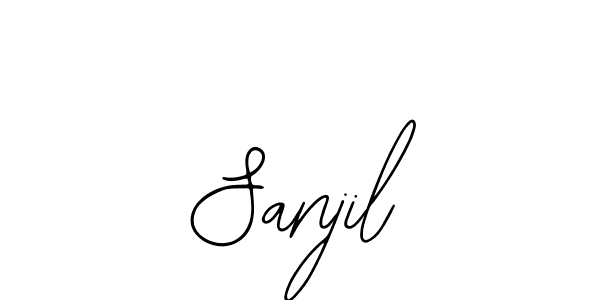 Make a beautiful signature design for name Sanjil. Use this online signature maker to create a handwritten signature for free. Sanjil signature style 12 images and pictures png