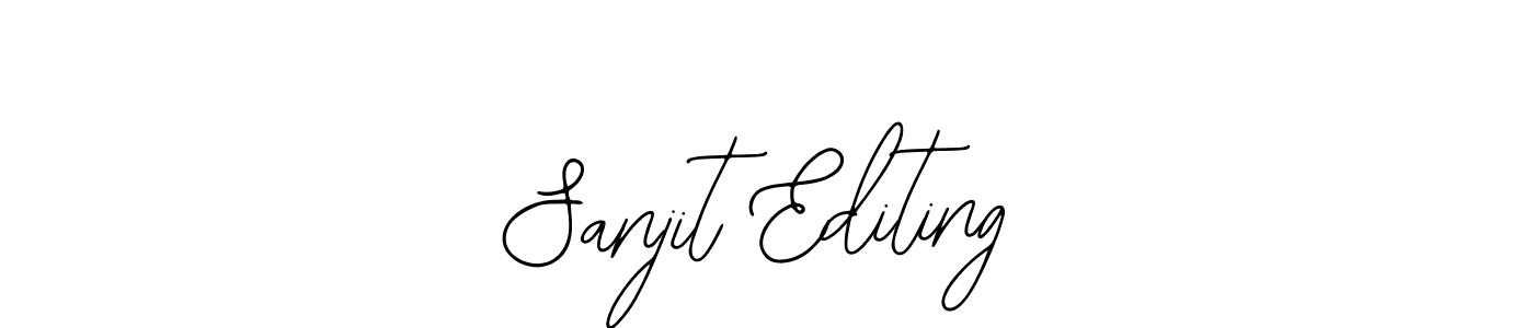Use a signature maker to create a handwritten signature online. With this signature software, you can design (Bearetta-2O07w) your own signature for name Sanjit Editing. Sanjit Editing signature style 12 images and pictures png