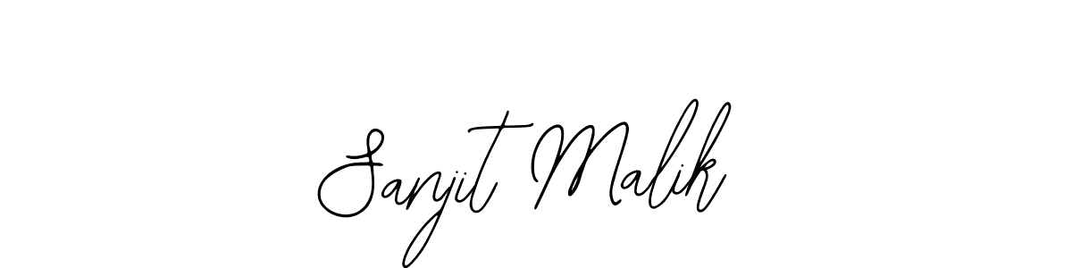 Use a signature maker to create a handwritten signature online. With this signature software, you can design (Bearetta-2O07w) your own signature for name Sanjit Malik. Sanjit Malik signature style 12 images and pictures png