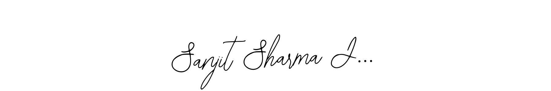 Similarly Bearetta-2O07w is the best handwritten signature design. Signature creator online .You can use it as an online autograph creator for name Sanjit Sharma J.... Sanjit Sharma J... signature style 12 images and pictures png