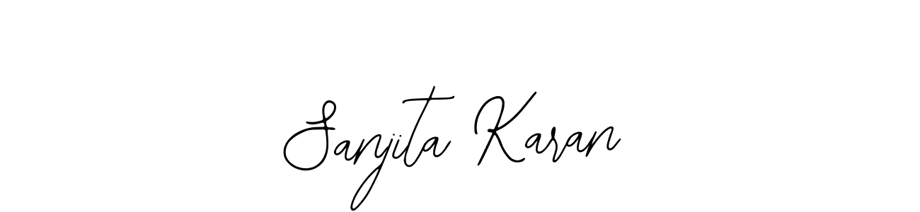 Also we have Sanjita Karan name is the best signature style. Create professional handwritten signature collection using Bearetta-2O07w autograph style. Sanjita Karan signature style 12 images and pictures png