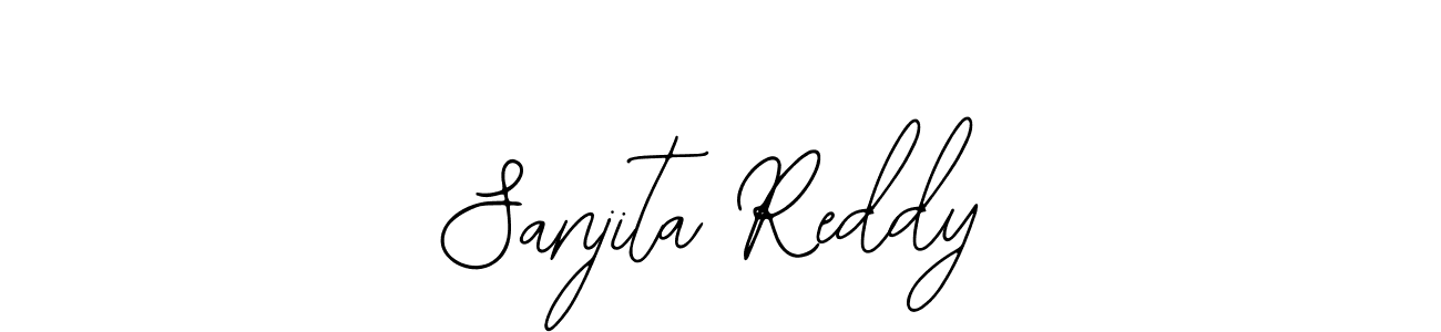 Also You can easily find your signature by using the search form. We will create Sanjita Reddy name handwritten signature images for you free of cost using Bearetta-2O07w sign style. Sanjita Reddy signature style 12 images and pictures png