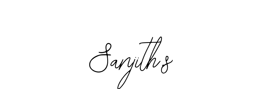 Sanjith.s stylish signature style. Best Handwritten Sign (Bearetta-2O07w) for my name. Handwritten Signature Collection Ideas for my name Sanjith.s. Sanjith.s signature style 12 images and pictures png