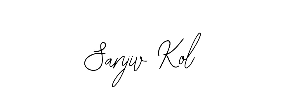 Similarly Bearetta-2O07w is the best handwritten signature design. Signature creator online .You can use it as an online autograph creator for name Sanjiv Kol. Sanjiv Kol signature style 12 images and pictures png