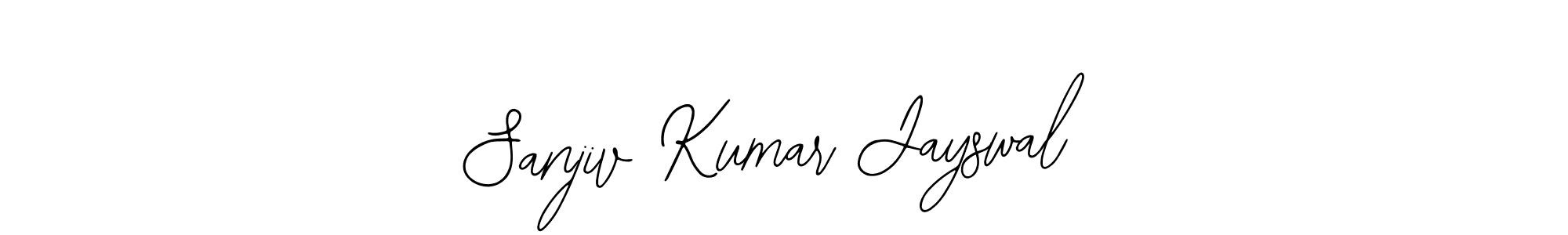 The best way (Bearetta-2O07w) to make a short signature is to pick only two or three words in your name. The name Sanjiv Kumar Jayswal include a total of six letters. For converting this name. Sanjiv Kumar Jayswal signature style 12 images and pictures png