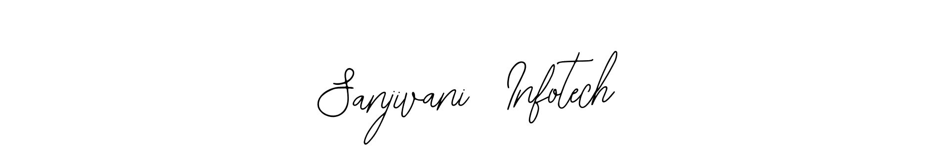Use a signature maker to create a handwritten signature online. With this signature software, you can design (Bearetta-2O07w) your own signature for name Sanjivani  Infotech. Sanjivani  Infotech signature style 12 images and pictures png