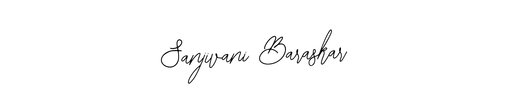 This is the best signature style for the Sanjivani Baraskar name. Also you like these signature font (Bearetta-2O07w). Mix name signature. Sanjivani Baraskar signature style 12 images and pictures png