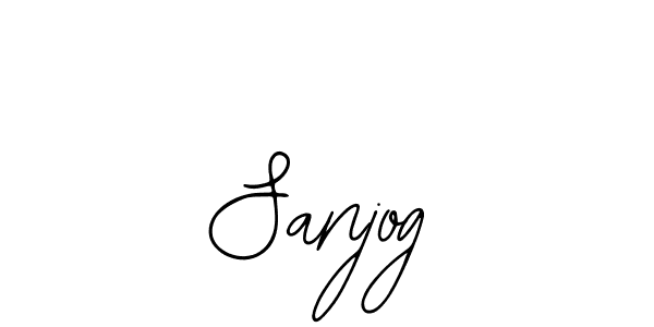 Make a beautiful signature design for name Sanjog. Use this online signature maker to create a handwritten signature for free. Sanjog signature style 12 images and pictures png