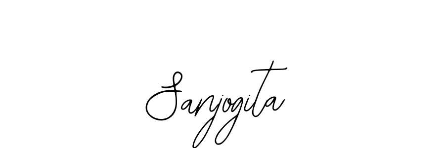 if you are searching for the best signature style for your name Sanjogita. so please give up your signature search. here we have designed multiple signature styles  using Bearetta-2O07w. Sanjogita signature style 12 images and pictures png