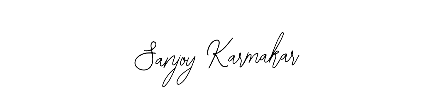 The best way (Bearetta-2O07w) to make a short signature is to pick only two or three words in your name. The name Sanjoy Karmakar include a total of six letters. For converting this name. Sanjoy Karmakar signature style 12 images and pictures png