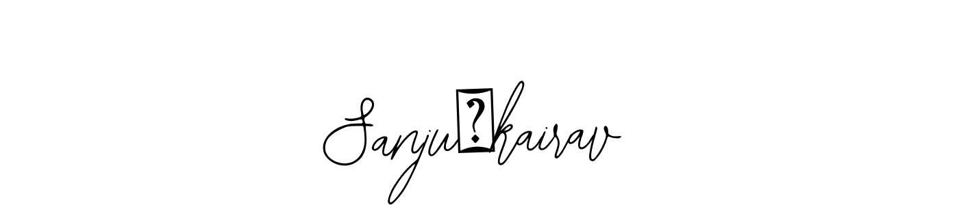 Create a beautiful signature design for name Sanju♡kairav. With this signature (Bearetta-2O07w) fonts, you can make a handwritten signature for free. Sanju♡kairav signature style 12 images and pictures png