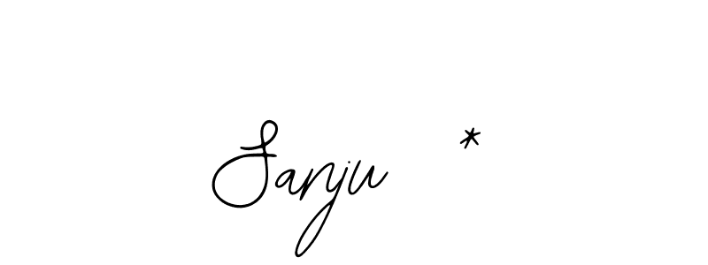 How to make Sanju  * name signature. Use Bearetta-2O07w style for creating short signs online. This is the latest handwritten sign. Sanju  * signature style 12 images and pictures png