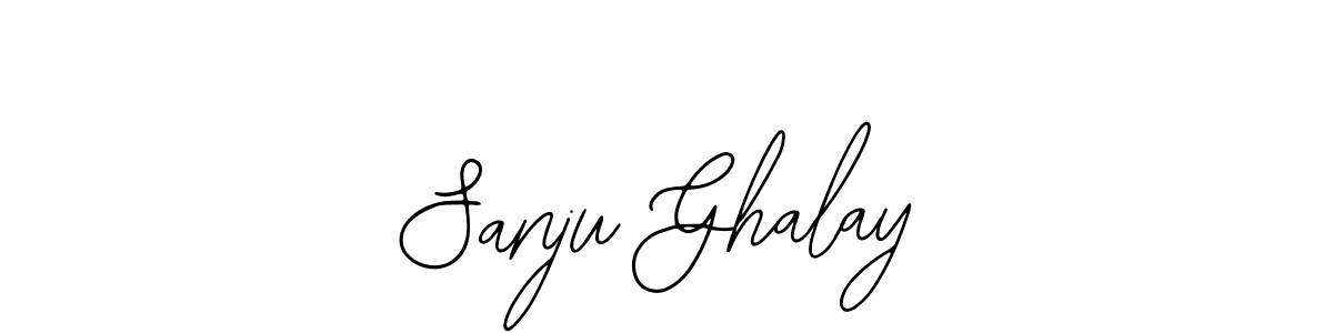 Use a signature maker to create a handwritten signature online. With this signature software, you can design (Bearetta-2O07w) your own signature for name Sanju Ghalay. Sanju Ghalay signature style 12 images and pictures png