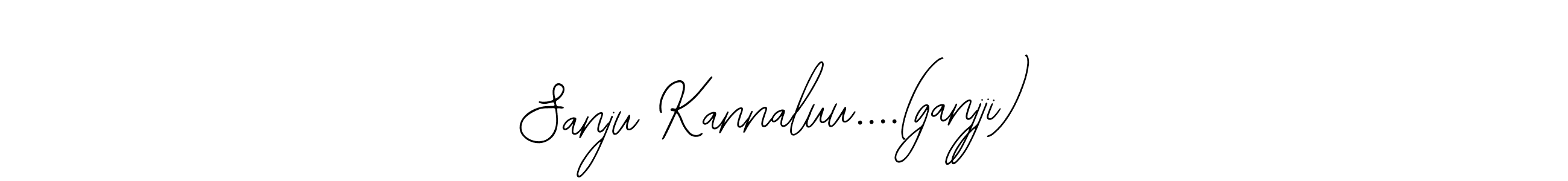 Make a beautiful signature design for name Sanju Kannaluu....(ganjji). With this signature (Bearetta-2O07w) style, you can create a handwritten signature for free. Sanju Kannaluu....(ganjji) signature style 12 images and pictures png