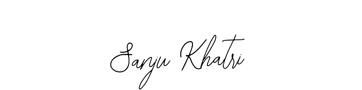 Use a signature maker to create a handwritten signature online. With this signature software, you can design (Bearetta-2O07w) your own signature for name Sanju Khatri. Sanju Khatri signature style 12 images and pictures png